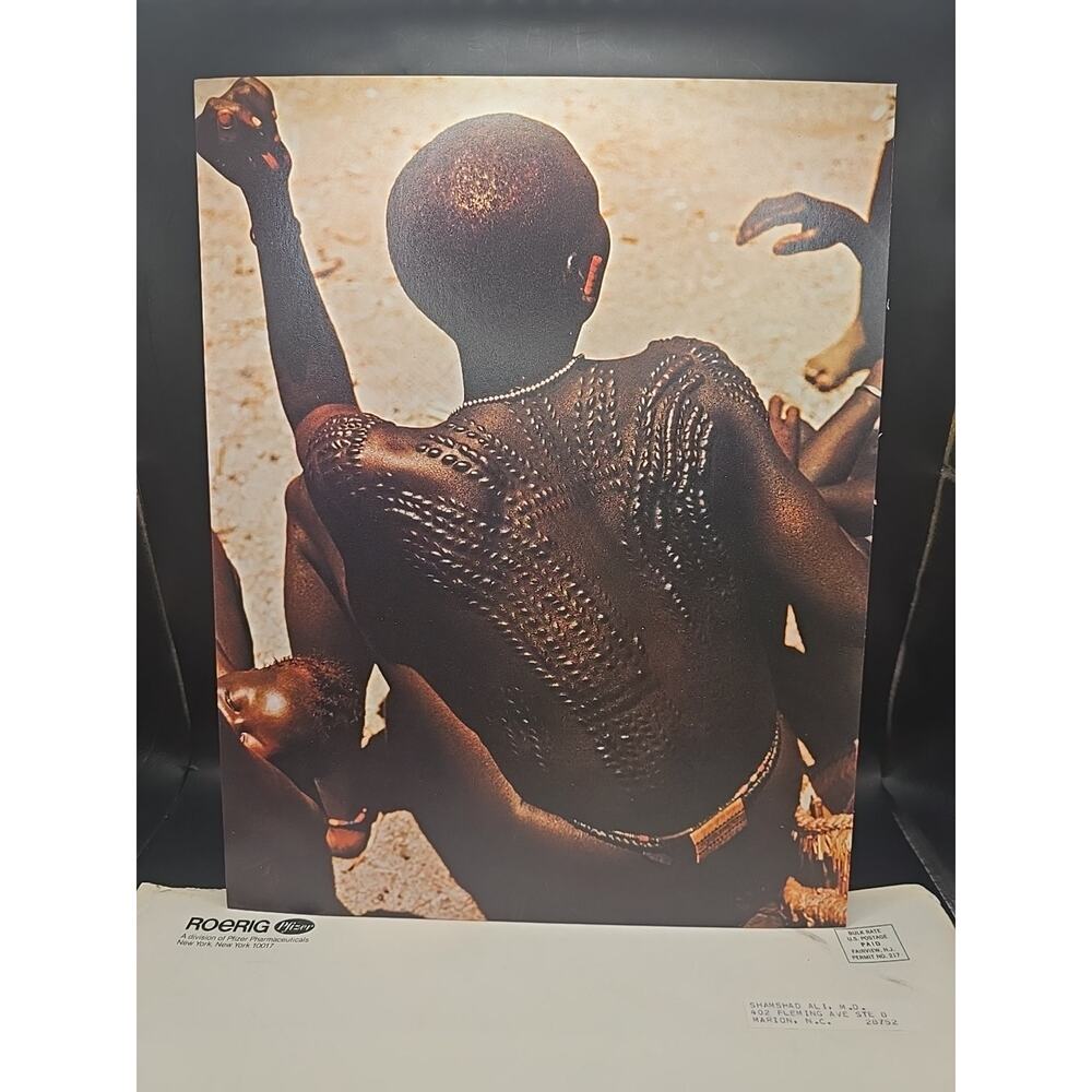 VINTAGE Collection of 1976-1977 Techniques of Skin Decoration Photo Prints Qty 2